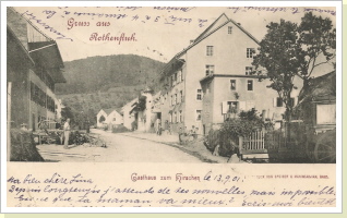 Restaurant Hirschen 13.09.1901