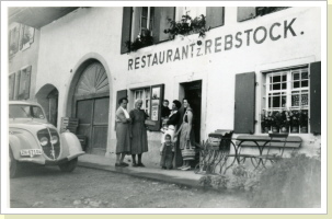 Restaurant Rebstock mit Wirtin Lina Gass