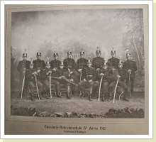 Kavallerie RS Aarau 1912, hvr der vierte ist Heinrich Gass