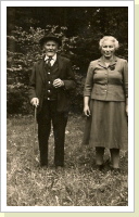 Albert Rieder und Tochter Frieda (s'Robärts)